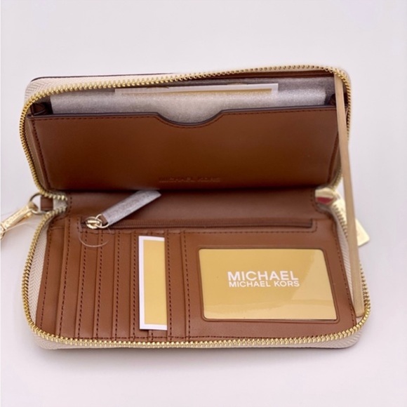 Michael Kors Large Flat Phone Case Wallet Wristlet - Picture 3 of 9